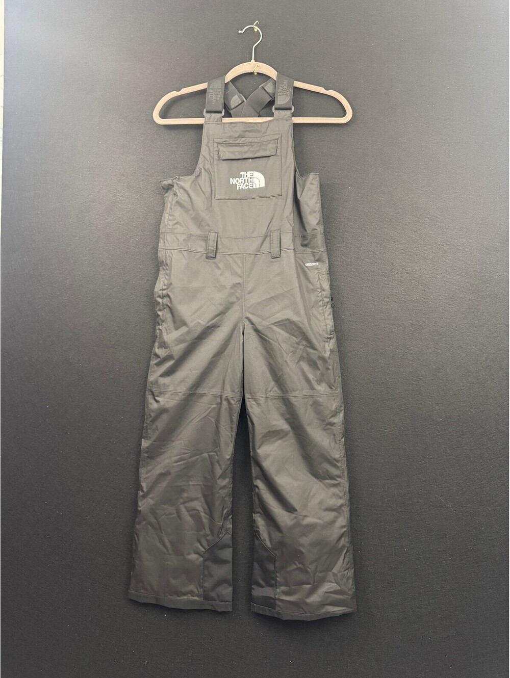 The North Face Black Insulated Teen Freedom Bib Overalls Medium Unattached Tags
